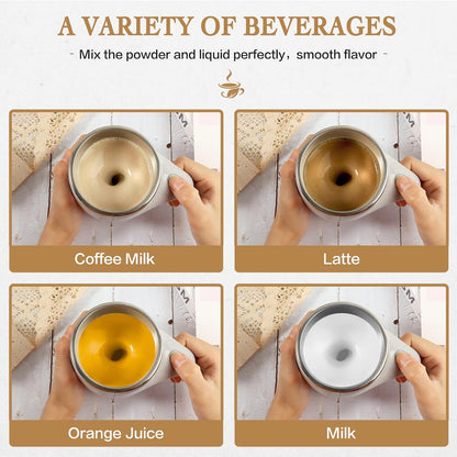 Precision Magnetic Rechargeable Self-Stirring Tumbler